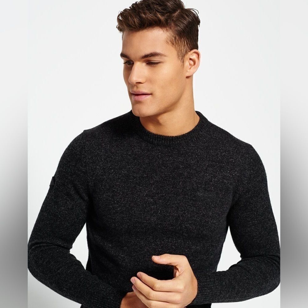 Superdry Harlo Crew Neck Sweater Cashmere Blend Medium​​​​​​​​​​​​ - Picture 13 of 13